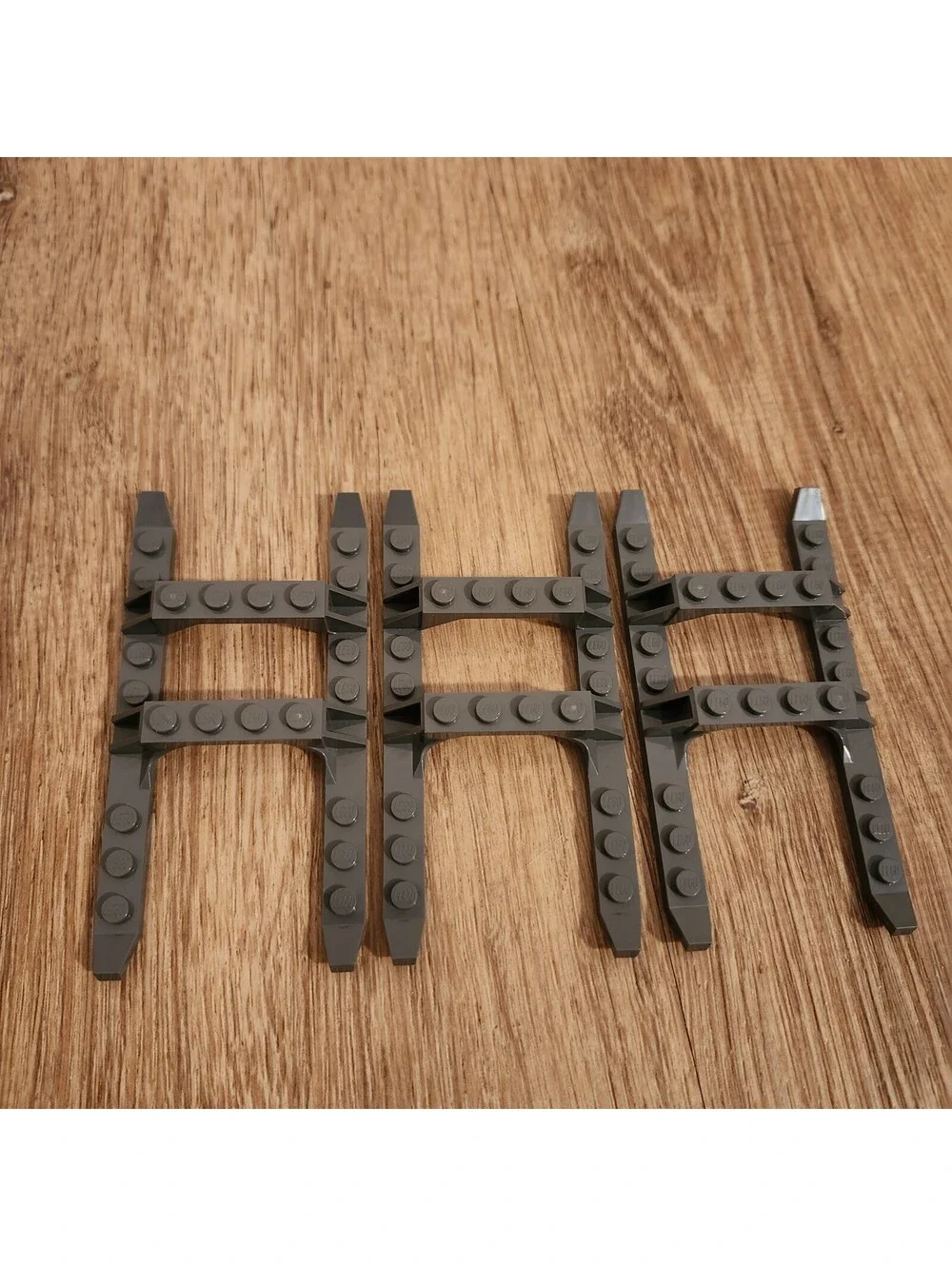 (3) Lego Dark Gray 6x12 Helicopter Skid Plate Bricks Star Wars New Rescue